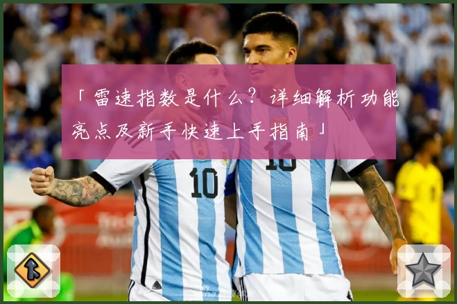 「雷速指数是什么？详细解析功能亮点及新手快速上手指南」
